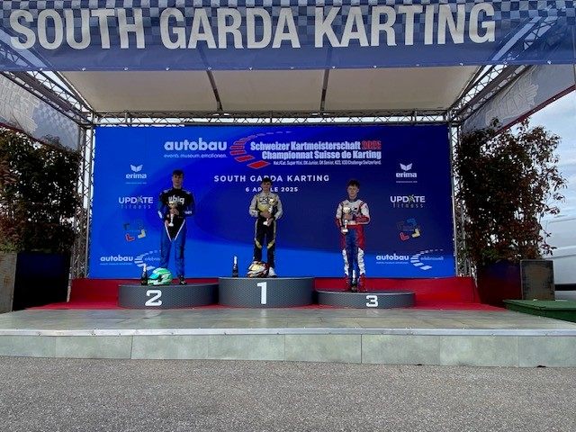 Alexis Genolet — Podium Championnat Suisse de Karting 2025 South Garda