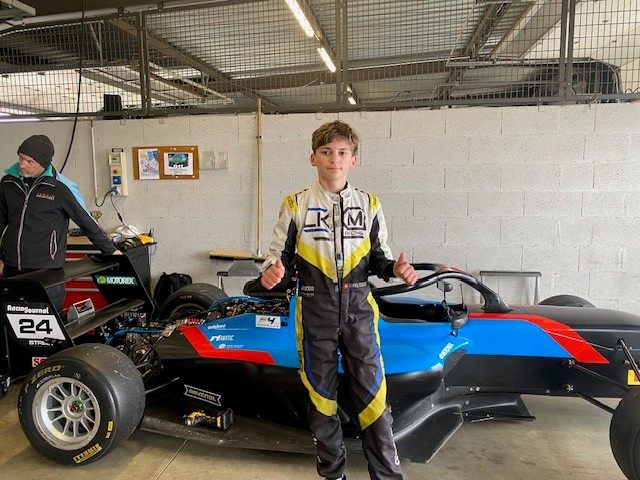 Alexis Genolet — Test Formule 4 LKM Racing dans le garage