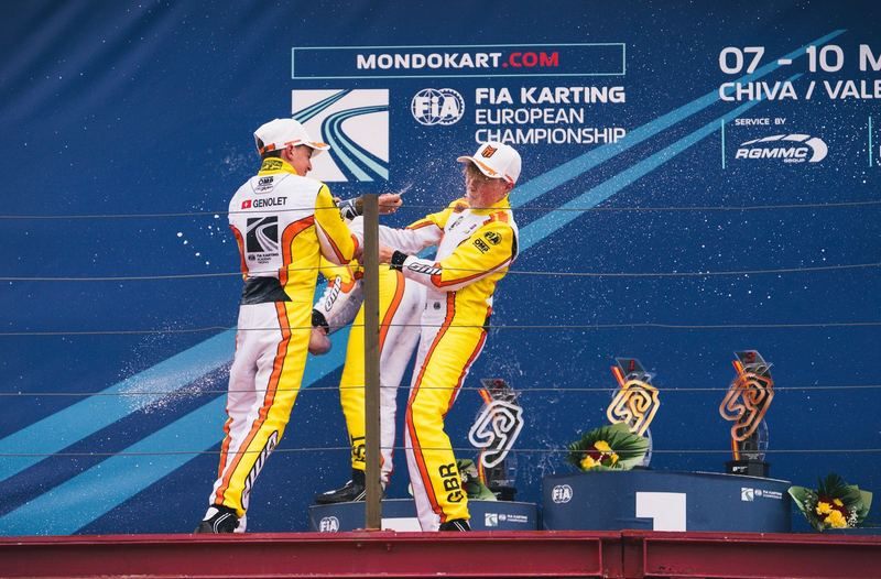 Podium Alexis Genolet Valencia
